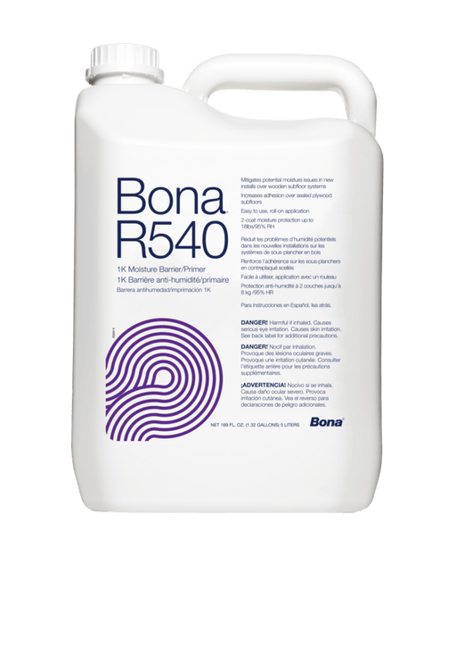 Bona R540 Moisture Barrier/Sealer - 5 Liter - Arbor Zen Wood Flooring Co.