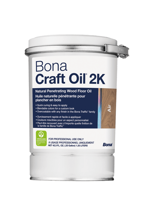 Bona Craft Oil 2k - Natural Penetrating Oil - Arbor Zen Wood Flooring Co.